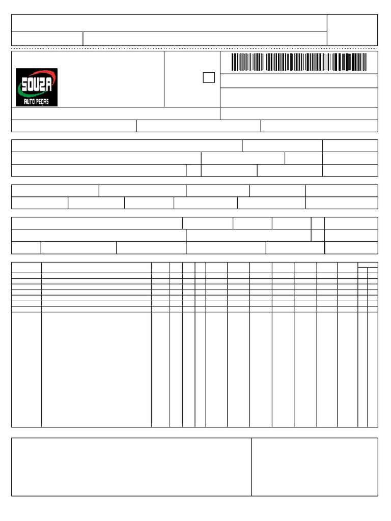 Nota Fiscal Eletrônica - Souza Auto Peças | PDF | Recibo | Documentos ...