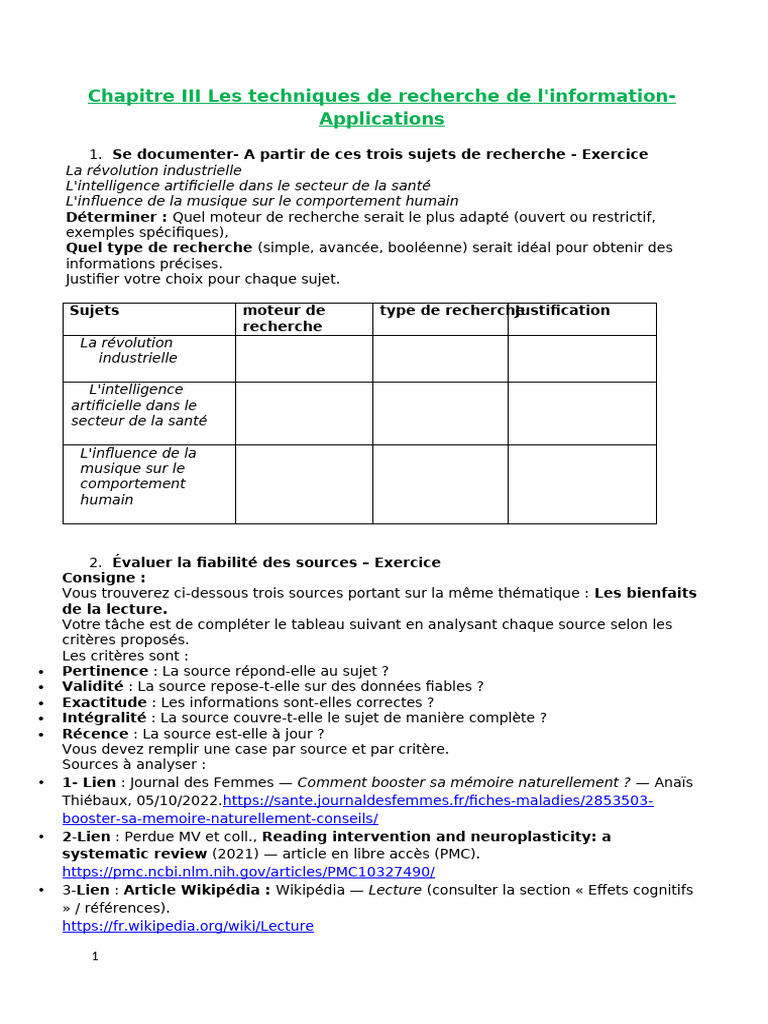 Techniques de recherche d'information efficaces | PDF | Motivation ...