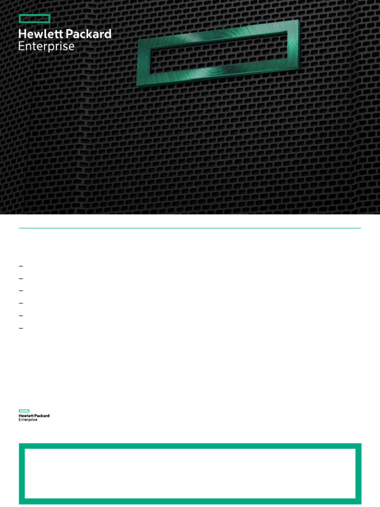 HPE ProLiant AMD Server Overview | PDF | Solid State Drive | Virtualization