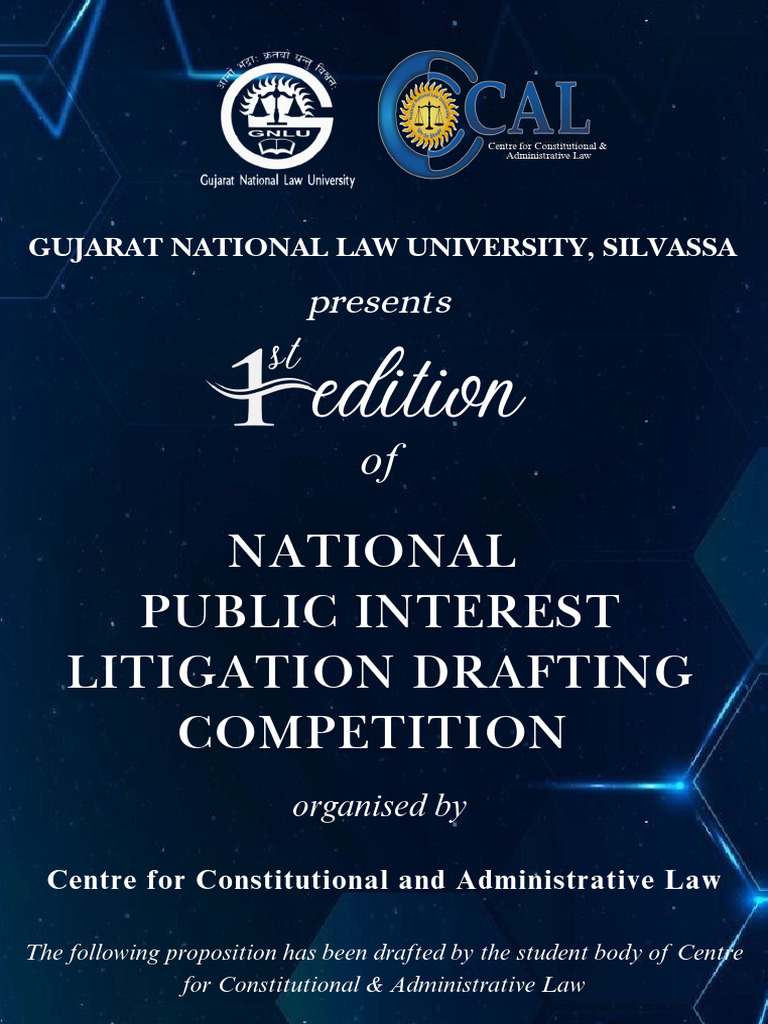 Proposition-First-Edition-National-PIL-Drafting-Competition-2025 | PDF ...