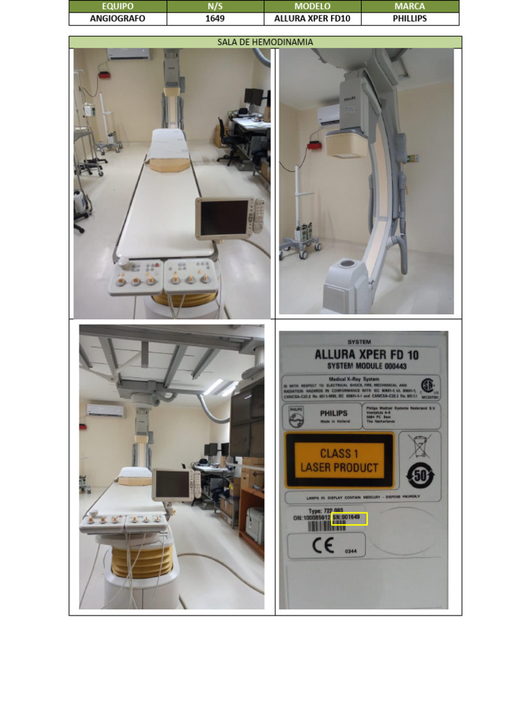 Angiografo Allura Xper Fd10 | PDF