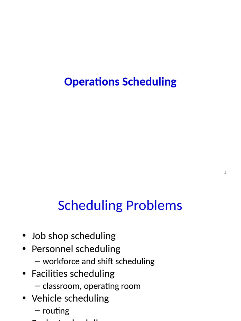 06 Scheduling 2 | PDF | Scheduling (Computing) | Algorithms