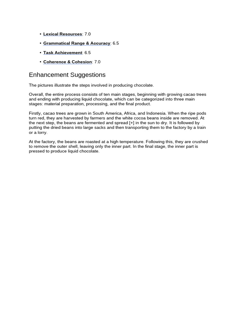 Chocolate Production Process Explained | PDF