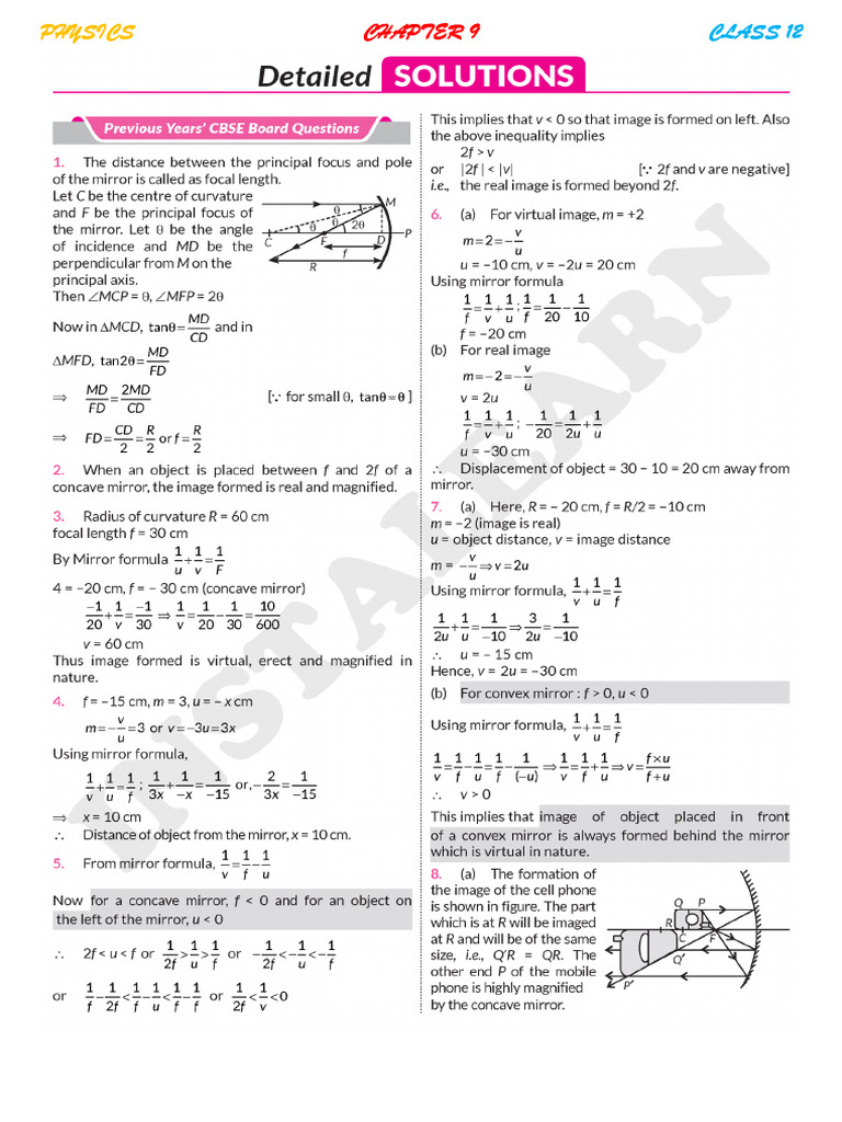 Class 12 Physics Chapter 9 Overview | PDF