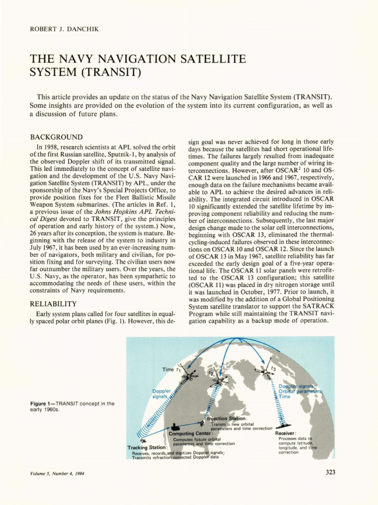 Navy Navigation Satellite System Update | PDF | Satellite | Spacecraft