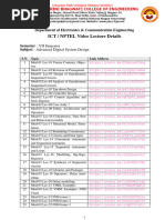 NPTEL Course Lectures and Transcripts | PDF