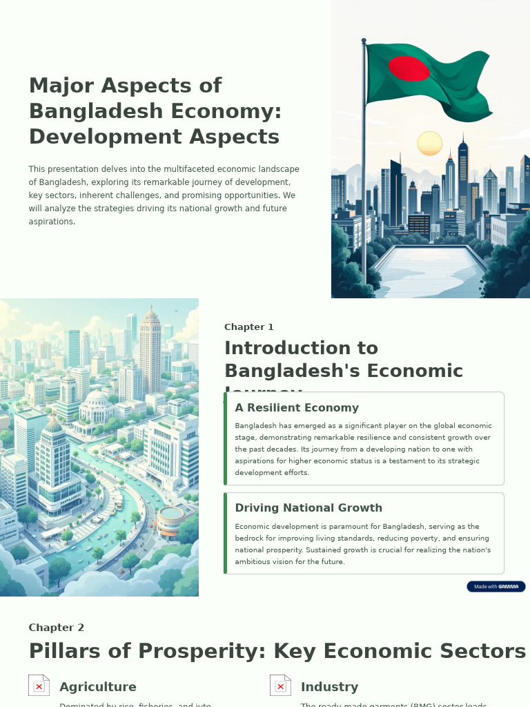 Bangladesh's Economic Growth Insights | PDF | Cost Of Living | Economic ...