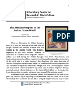 The African Diaspora in The Indian Ocean World Ali Essay