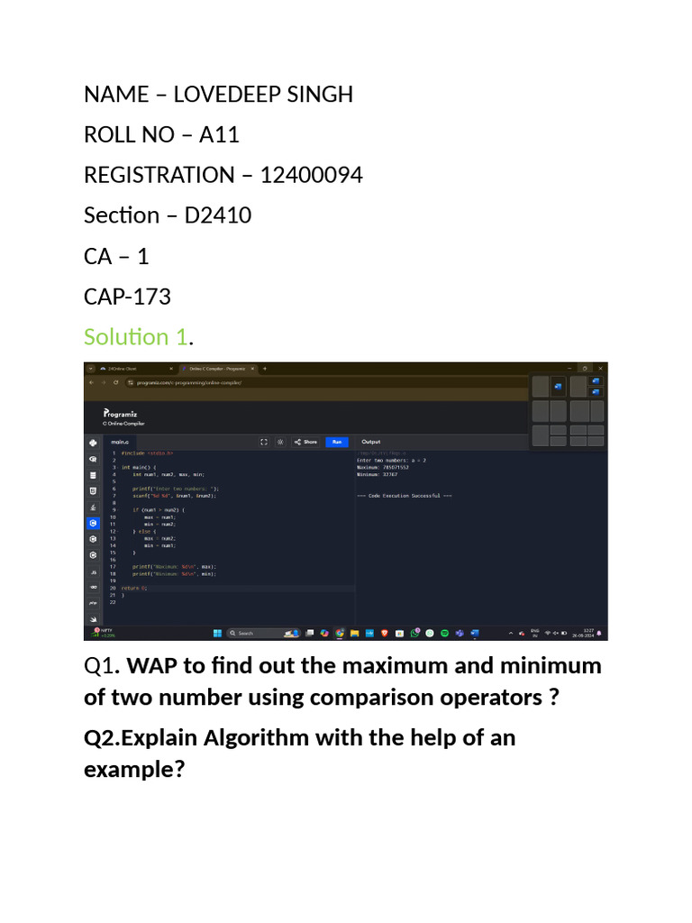 Programming Basics: Algorithms & Pseudocode | PDF