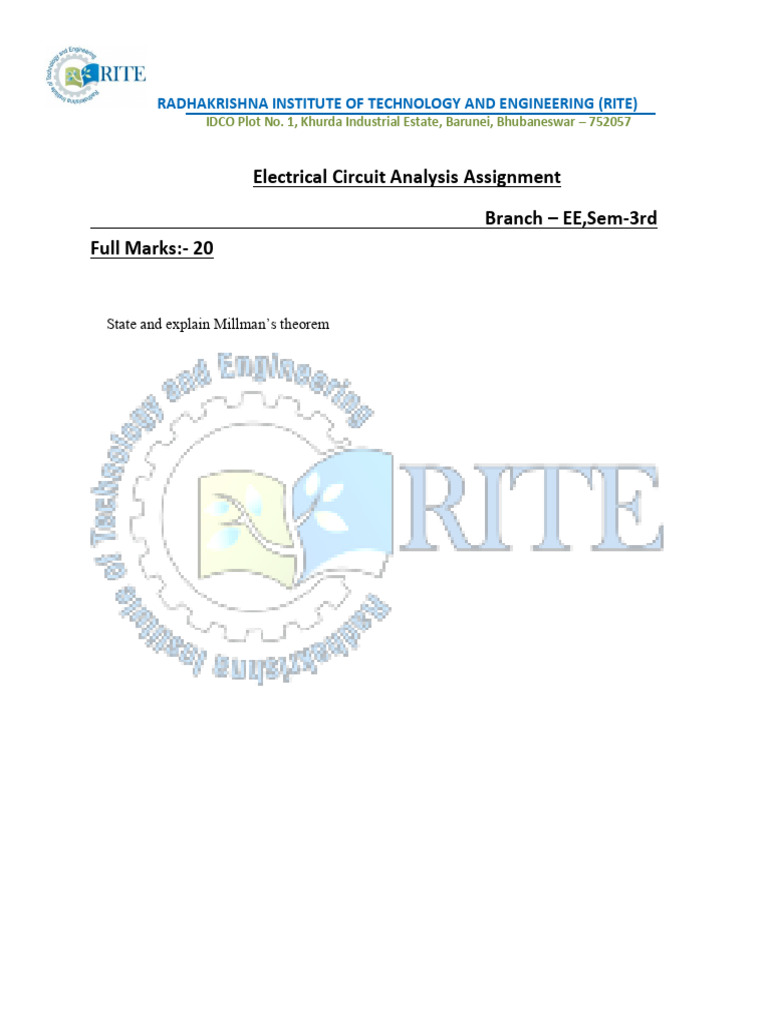 Eca Assignment 2025 | PDF