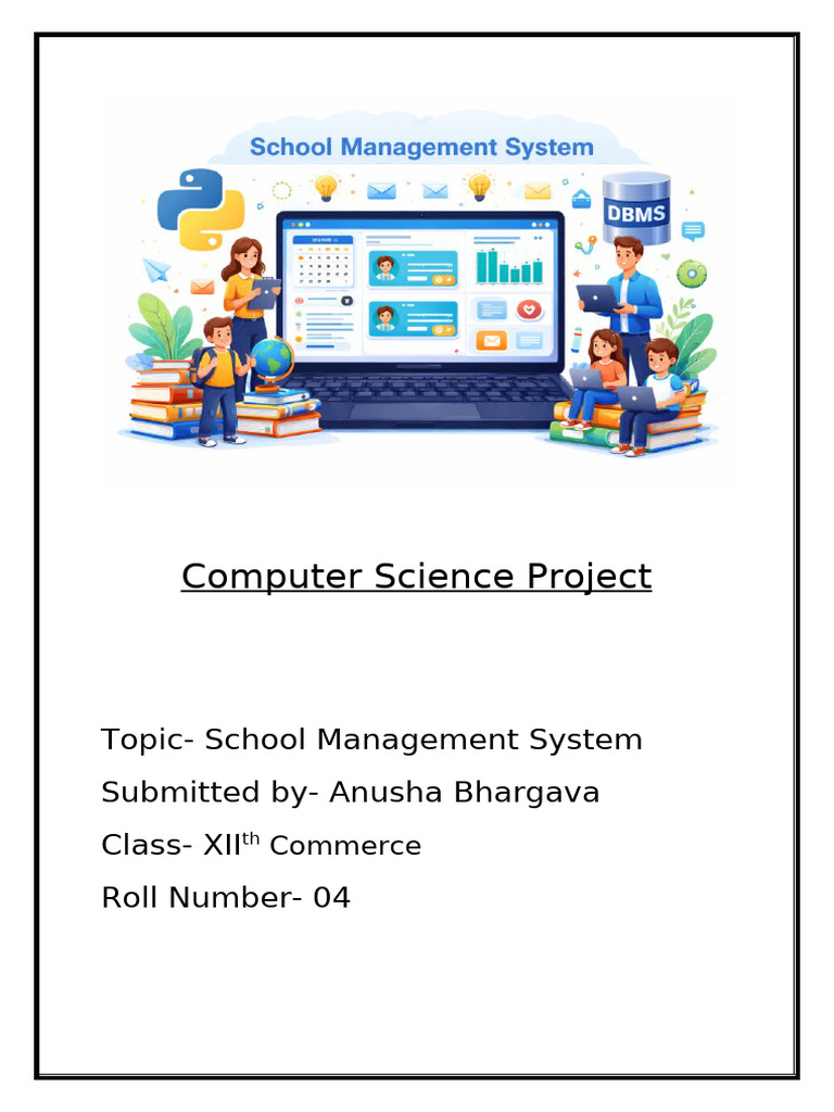 School Management System Project Overview | PDF | Databases | My Sql