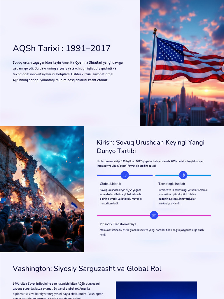 AQSh Tarixi 1991 2017 | PDF