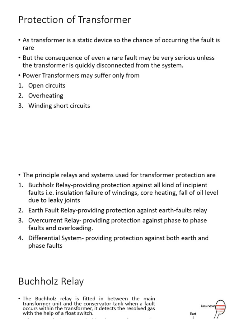 Transformer Protection Methods Explained | PDF | Relay | Transformer