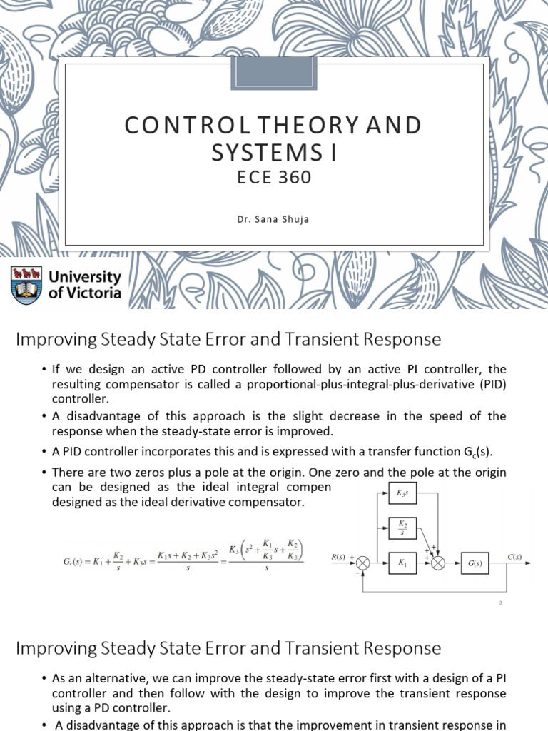 Designing PID Controllers for Control Systems | PDF | Steady State ...