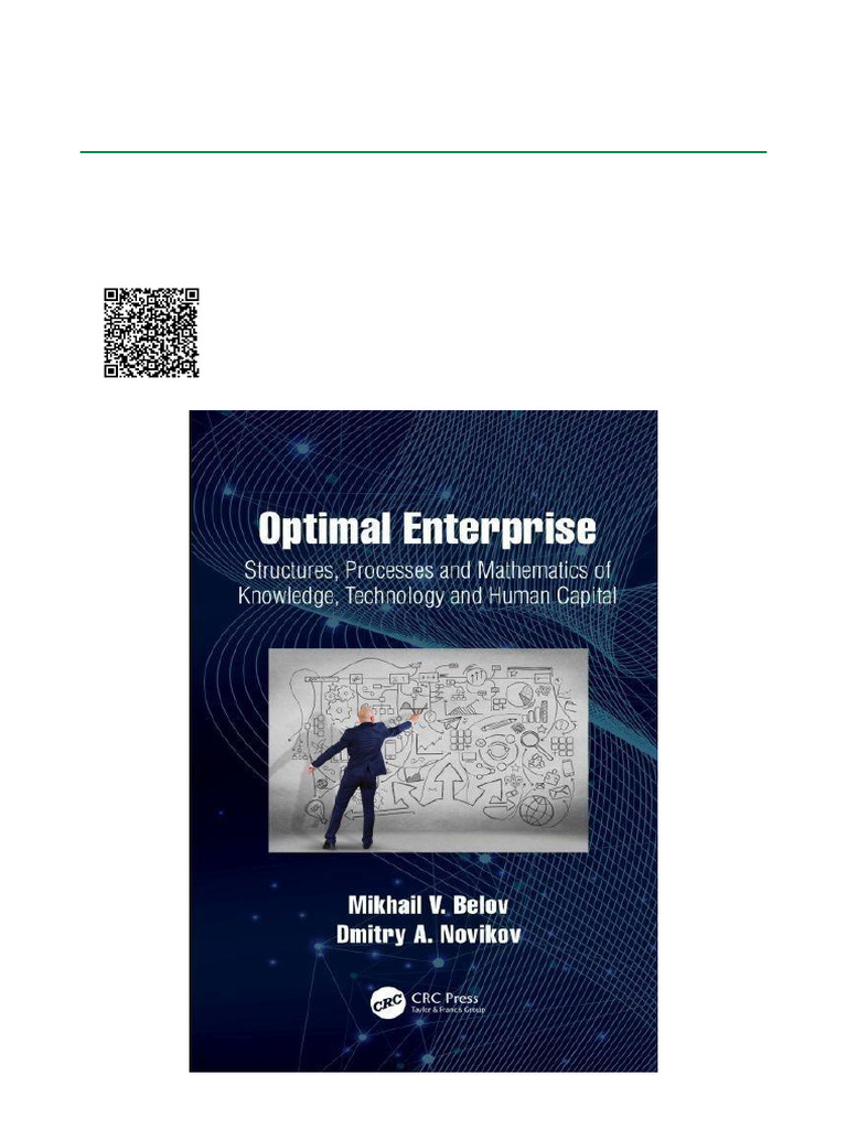 Optimal Enterprise Structures, Processes and Mathematics of Knowledge ...