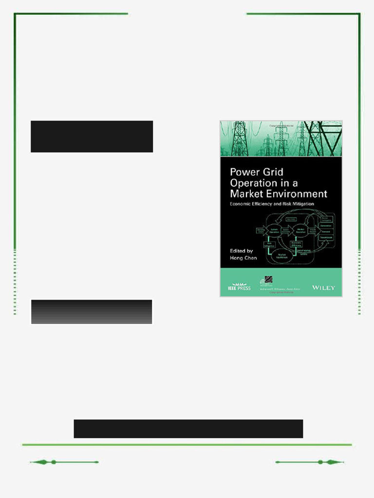 Power grid operation in a market environment economic efficiency and ...