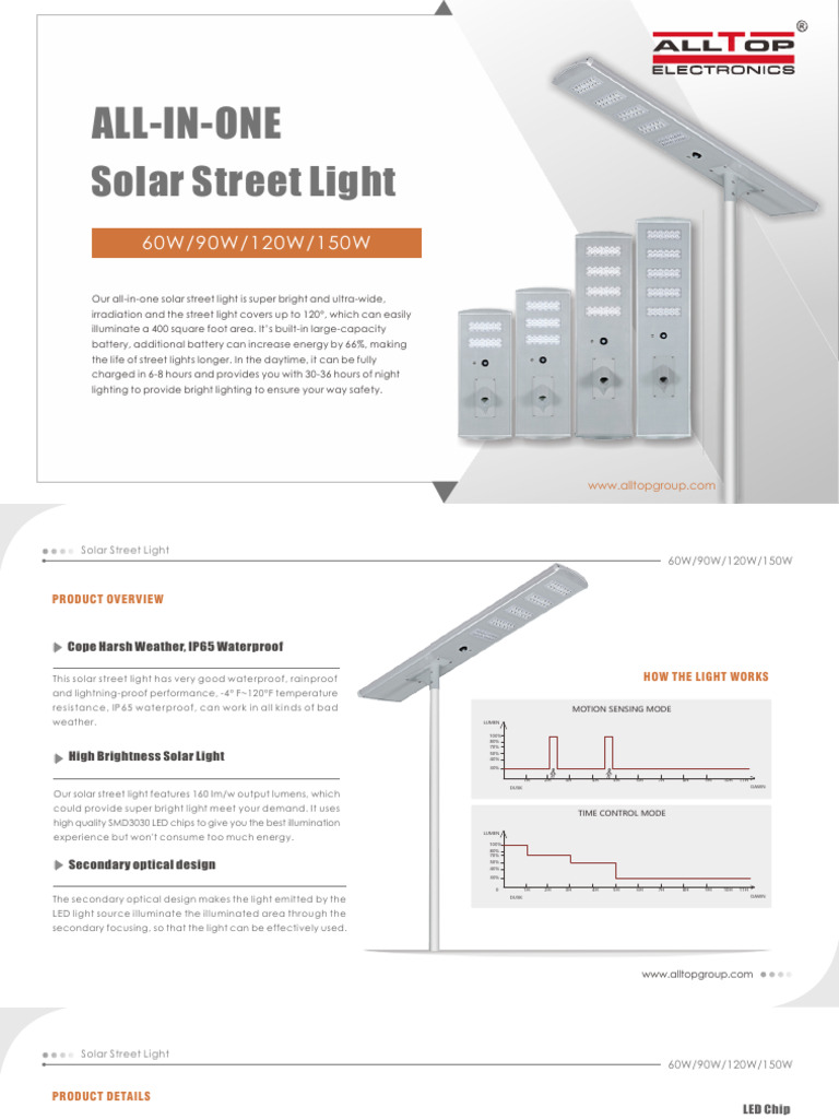0418__03_Solar_Street_Light_Product_Specification | PDF | Light ...