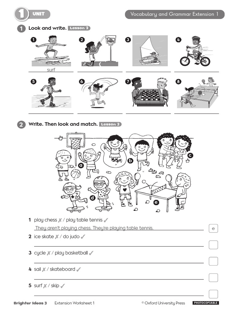 Httpsenglishhub.oup.Comcontentmisceltbrighter-ideas-3bi 3 Vocab Grammar ...