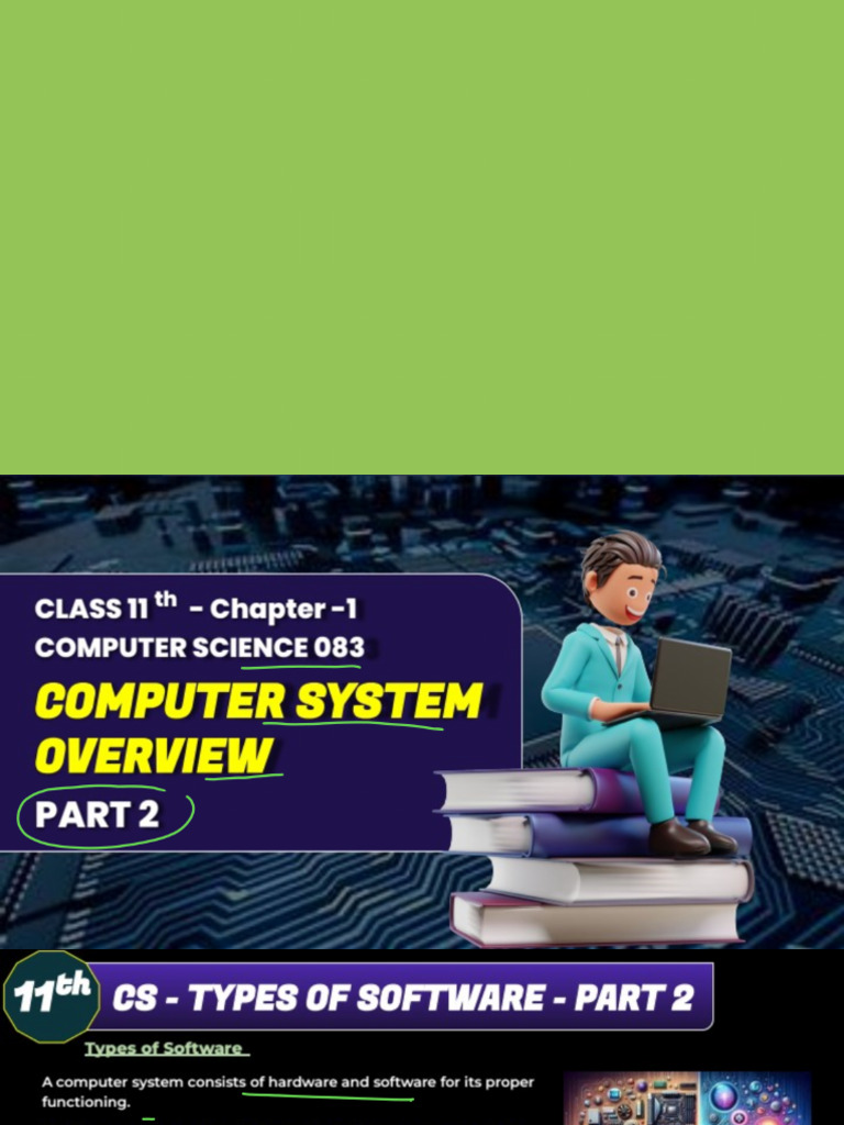 Class 11th CS 083 Chapter 1 Part 2 Explanation | PDF