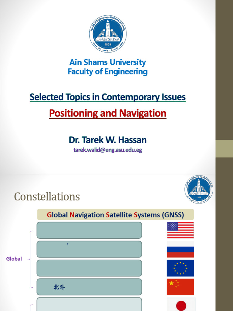 GNSS Positioning and Navigation Overview | PDF | Navigation | Measuring ...