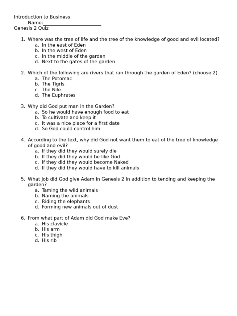 Intro to Business Quiz 1 Genesis (1) | PDF