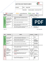 Health and Safety Objectives 2009