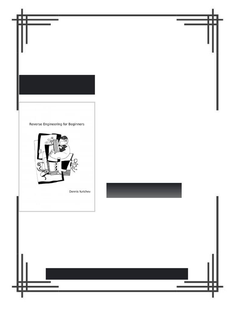 Reverse Engineering for Beginners 1st Edition by Dennis Yurichev ...