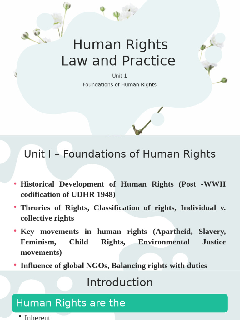 Foundations of Human Rights Overview | PDF | Human Rights | Abolitionism