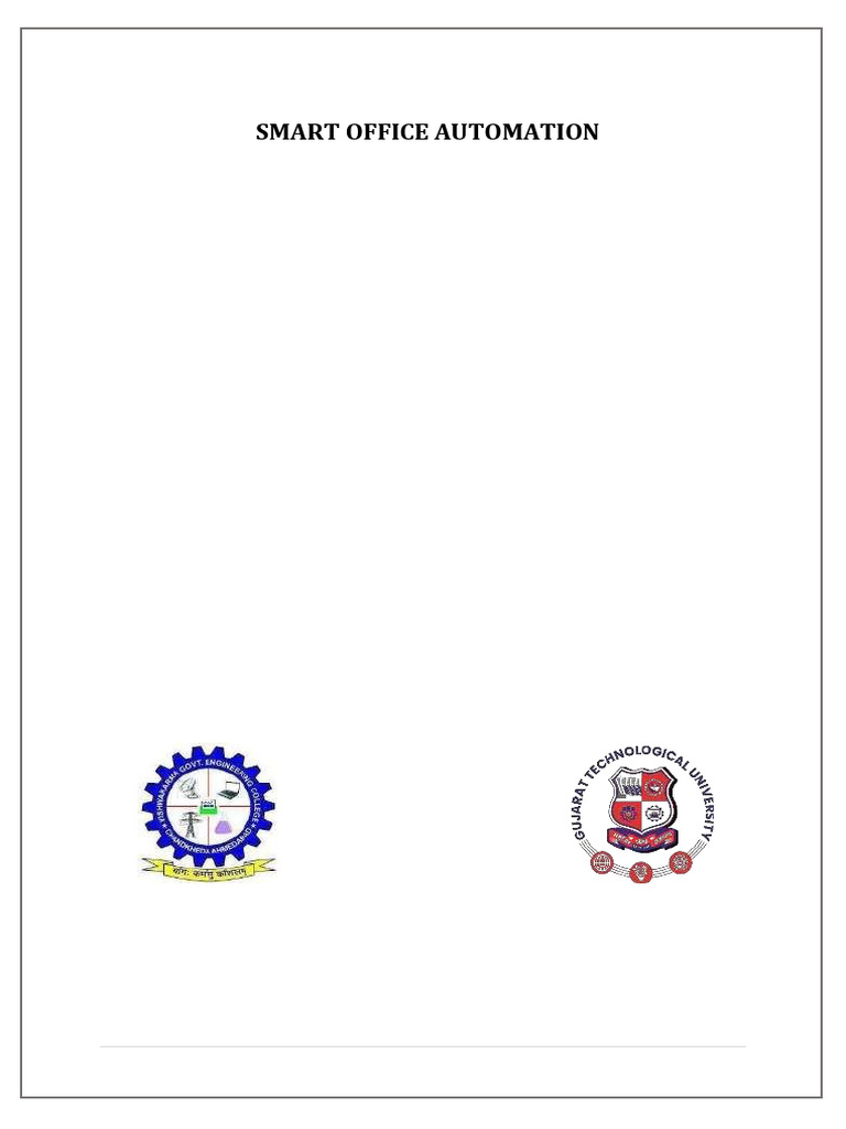 Smart Office Automation Project Report | PDF | Access Control | Arduino