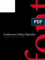 Fontlara Türkçe Öğretelim