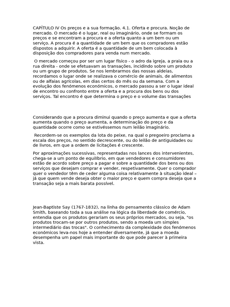Formação de Preços: Oferta e Procura | PDF | Demanda | Oferta e procura
