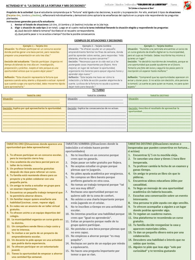 ACTIVIDAD N° 4 | PDF