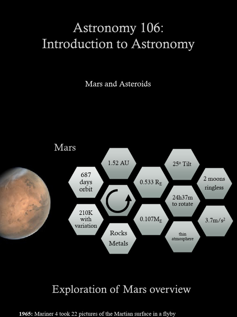 Mars Exploration and Asteroid Insights | PDF | Mars | Ceres (Dwarf Planet)