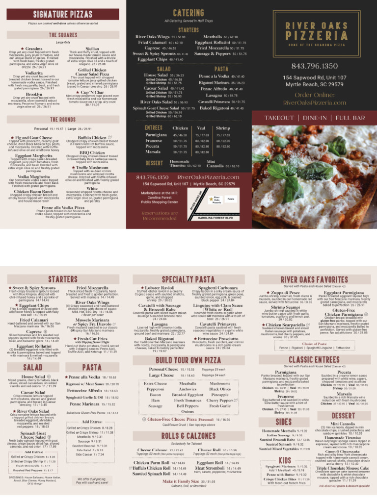 Pizza Full Menu | PDF
