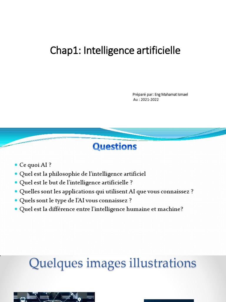 Introduction à l'intelligence artificielle | PDF | Intelligence ...