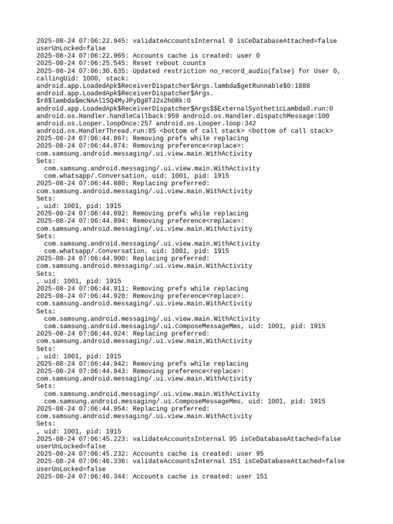 PM Debug Info | PDF | Operating System Families | Mobile Software