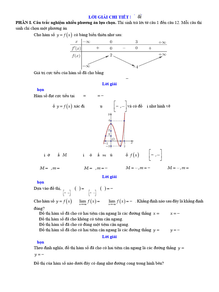 Mã đề 1201 HK1 HK1 Toán 12 2025 2026 | PDF