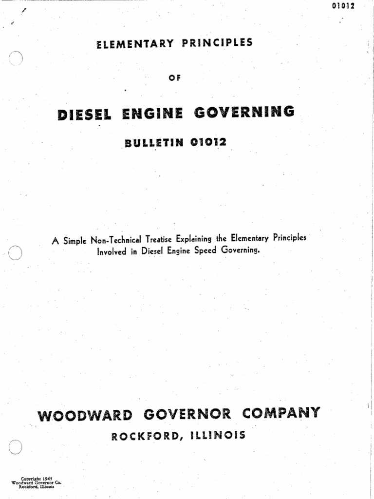 Woodward Deg 01012 | PDF