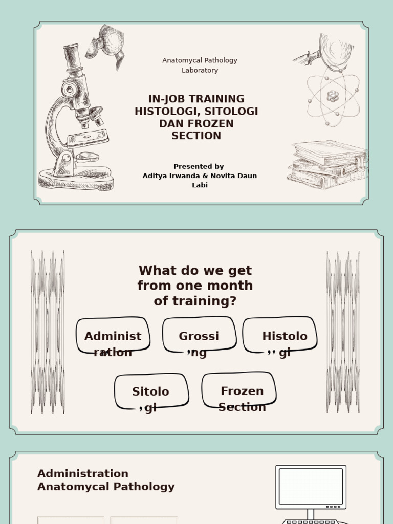 In-Job Training: Histology & Cytology | PDF