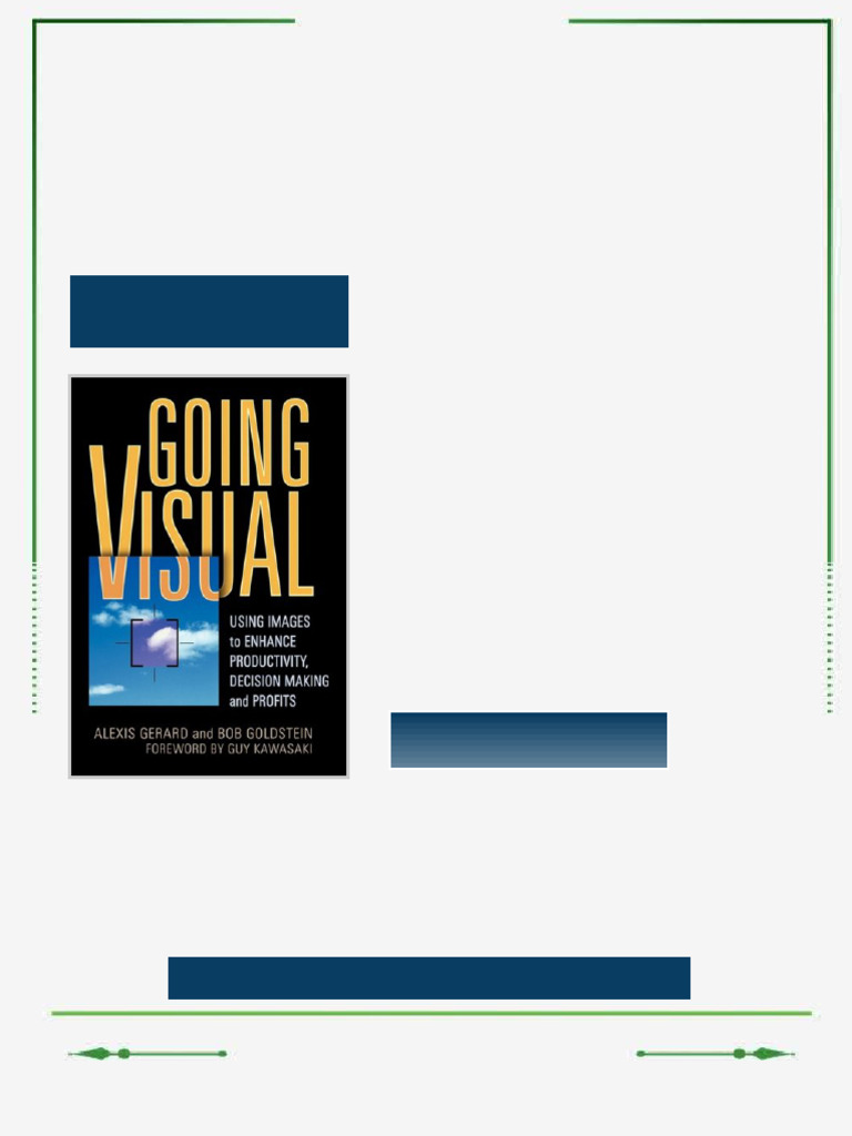 Going Visual Using Images to Enhance Productivity Decision Making and ...