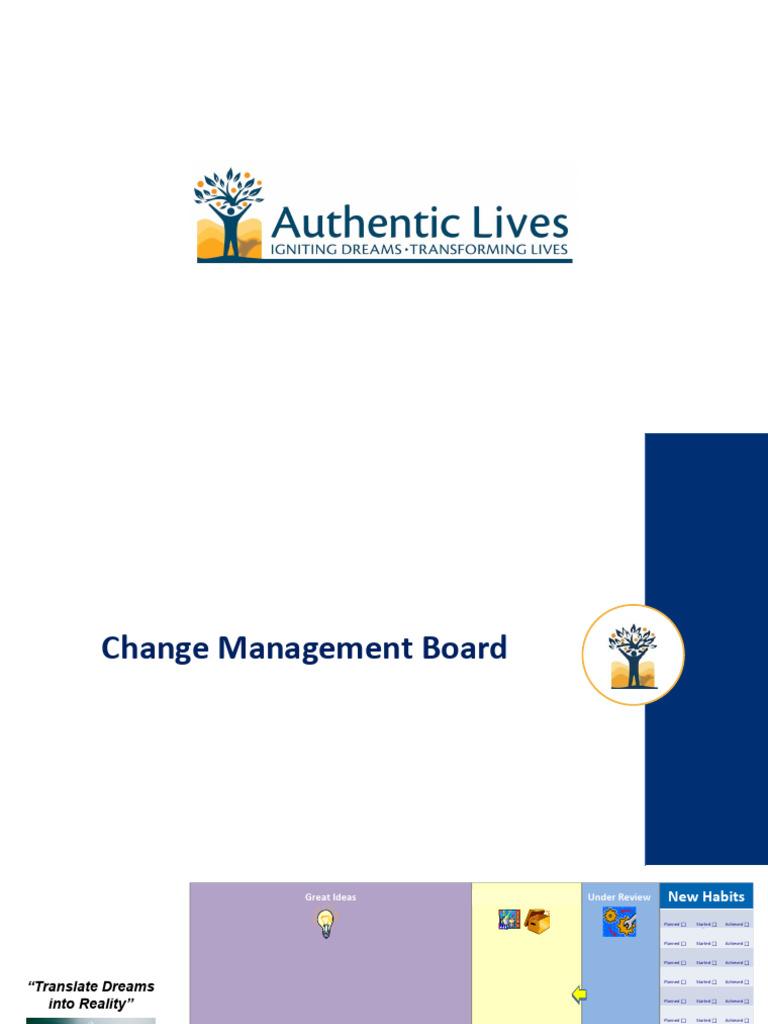 Change Management Board Overview | PDF | English Language | Fluency