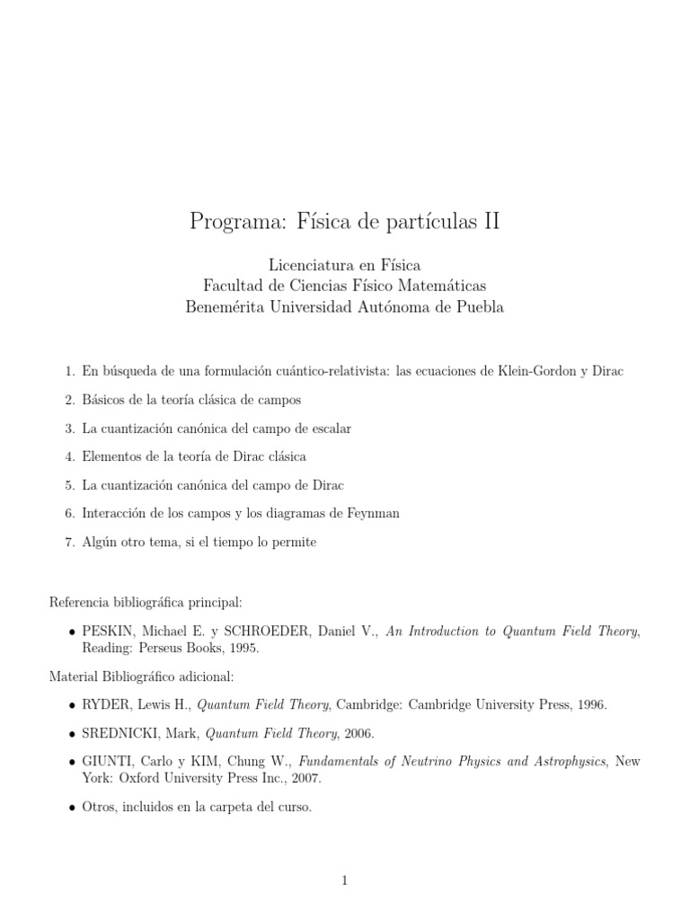Programa | PDF