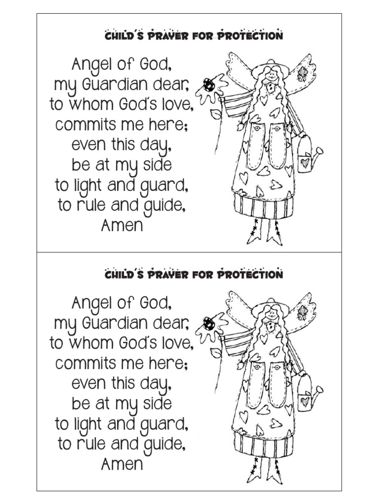Guardian Angel Prayer for Protection | PDF