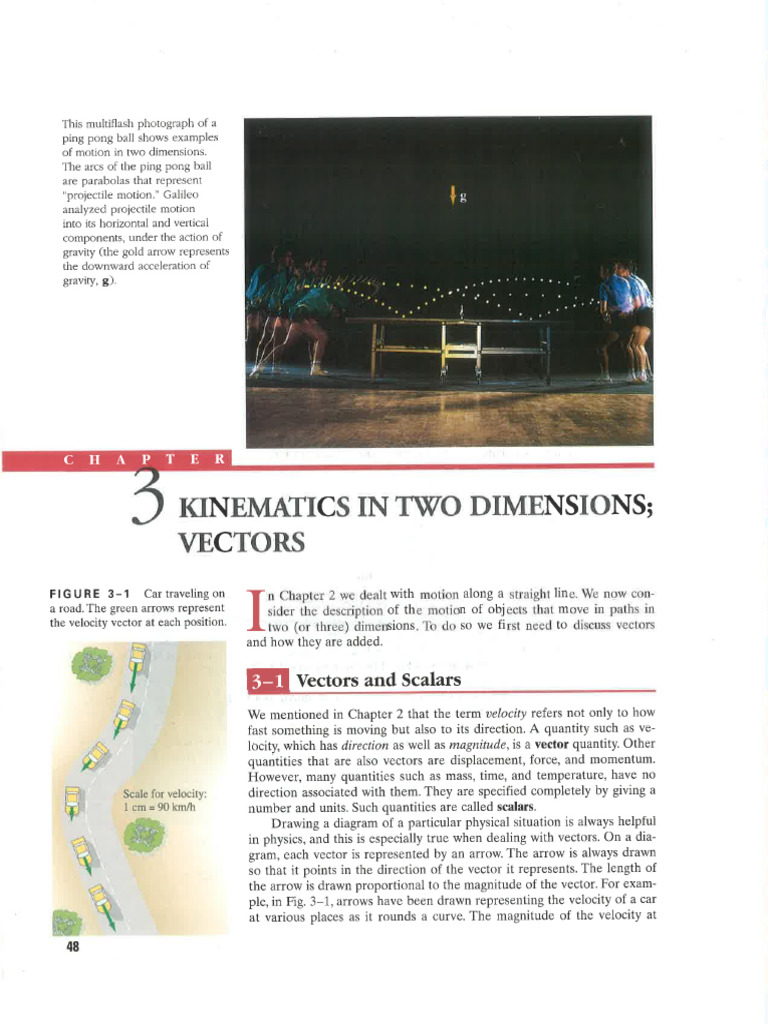 Chapter 03 2D Kinematics Ignoreignoreignore | PDF