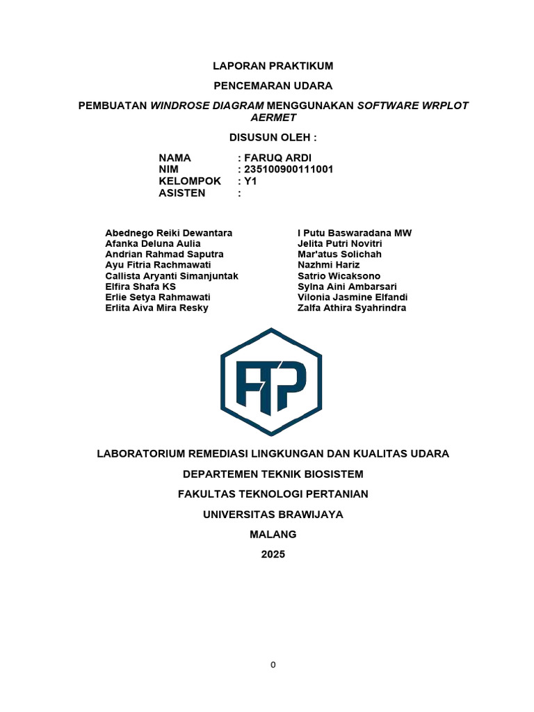 Windrose Diagram dan AERMET dalam Praktikum | PDF