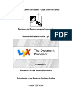 Manual para Descargar El Programa Instalador de LyX Versión 1