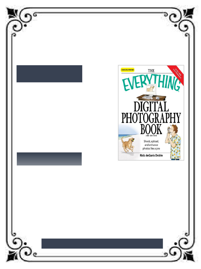 The Everything Digital Photography Book 2nd edition Edition Doble ebook ...