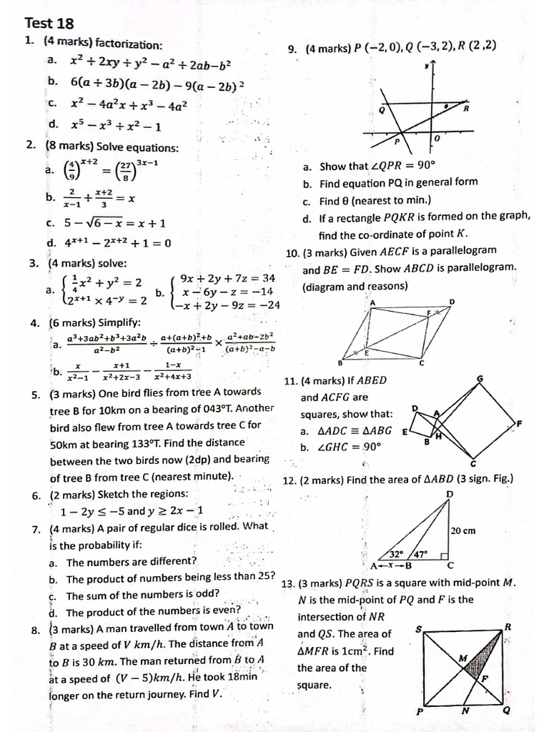 Test 18 | PDF