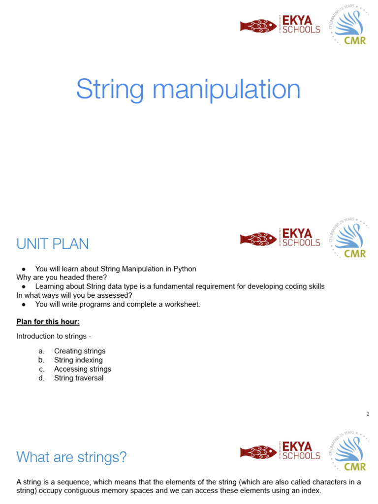 Python String Manipulation Guide | PDF | String (Computer Science ...