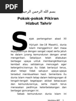 Download Pokok-Pokok Pikiran Hizbut Tahrir by Iskandar Musa SN9771867 doc pdf